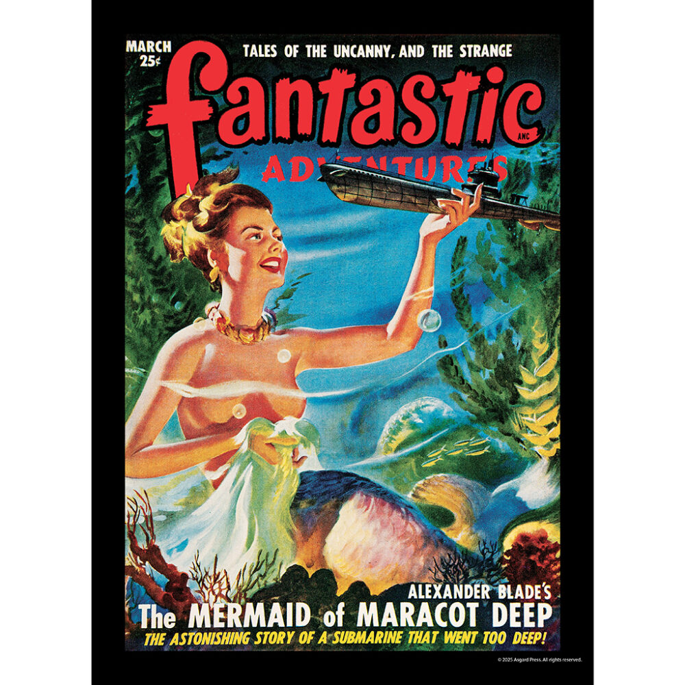 Sample image from the Asgard Press 2026 Vintage Sci-Fi Calendar