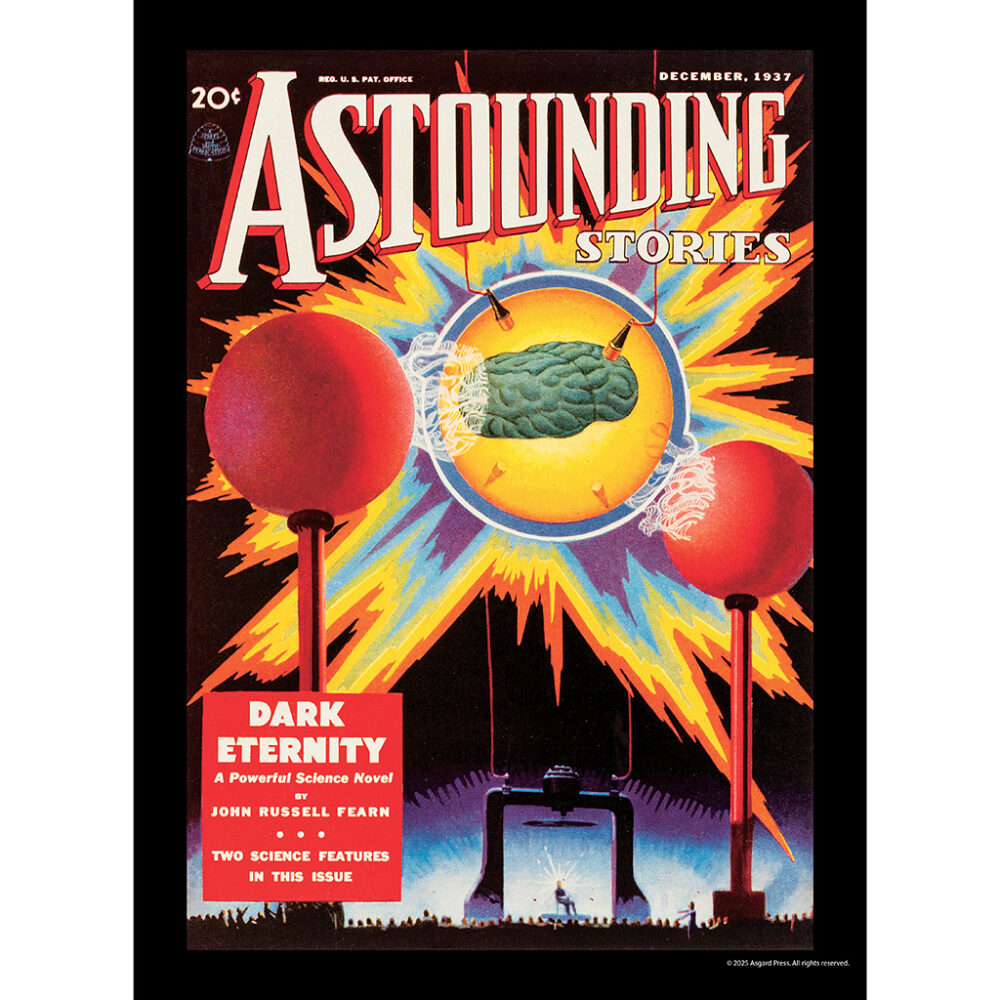 Sample image from the Asgard Press 2026 Vintage Sci-Fi Calendar