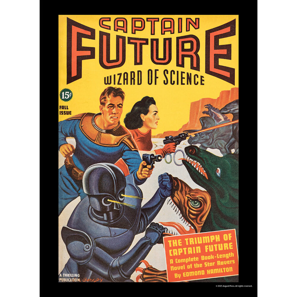 Sample image from the Asgard Press 2026 Vintage Sci-Fi Calendar