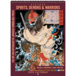 Front cover of the Asgard Press 2026 Vintage Spirits, Demons & Warriors Calendar