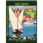 Front cover of the Asgard Press 2026 Vintage Travel Posters Calendar