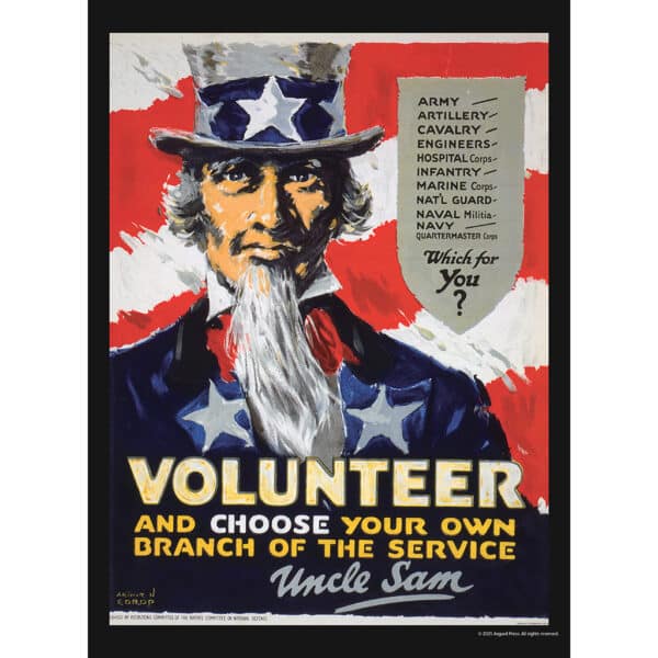 Sample image from the Asgard Press 2026 Vintage War Posters Calendar
