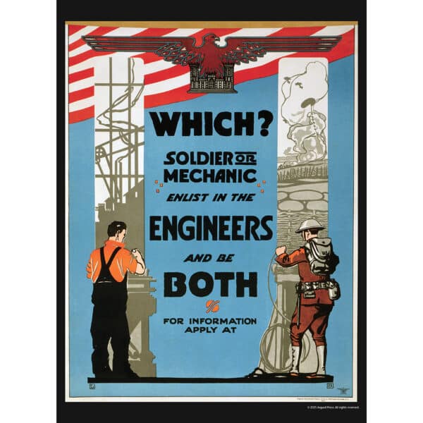 Sample image from the Asgard Press 2026 Vintage War Posters Calendar