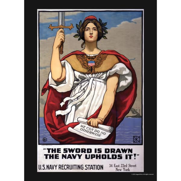 Sample image from the Asgard Press 2026 Vintage War Posters Calendar