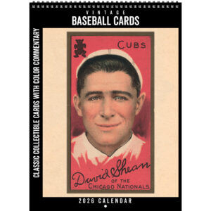 Front cover of the Asgard Press 2026 Vintage Baseball Cards Calendar