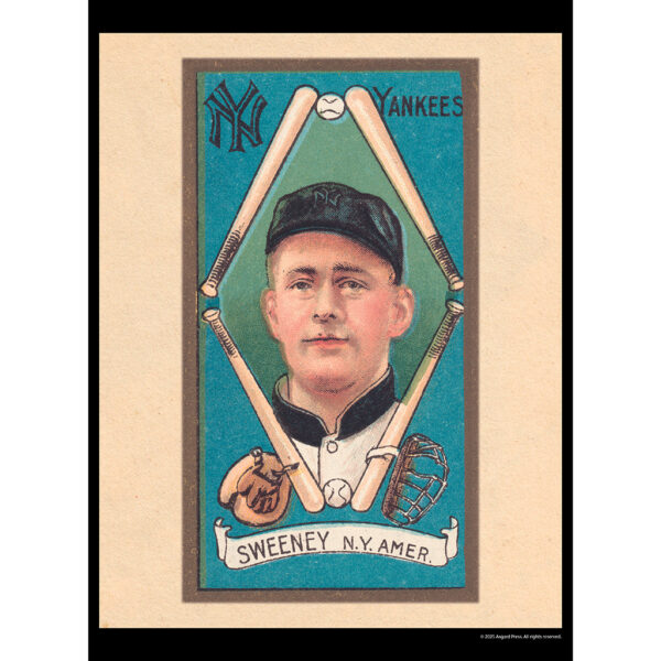 Sample image from the Asgard Press 2026 Vintage Baseball Cards Calendar