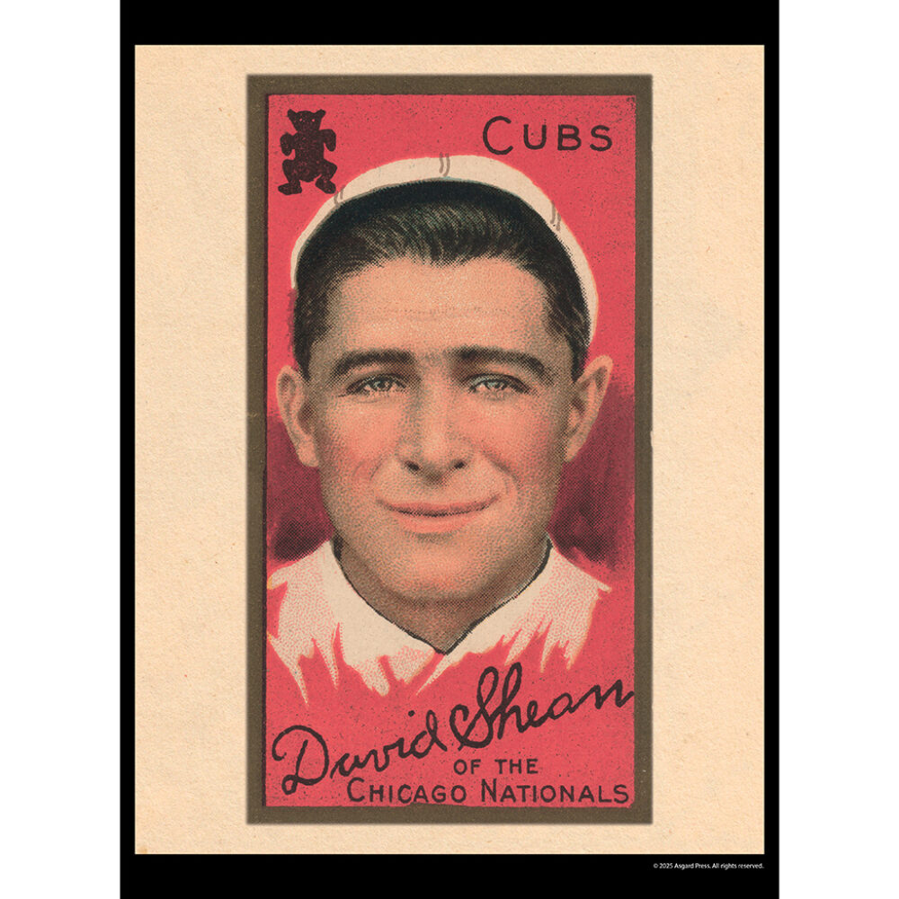 Sample image from the Asgard Press 2026 Vintage Baseball Cards Calendar