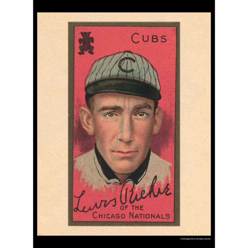 Sample image from the Asgard Press 2026 Vintage Baseball Cards Calendar
