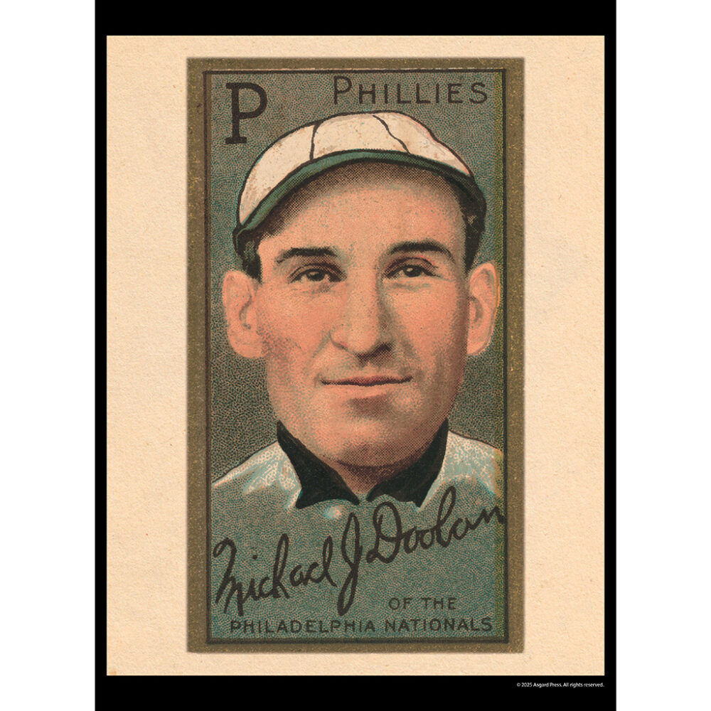 Sample image from the Asgard Press 2026 Vintage Baseball Cards Calendar