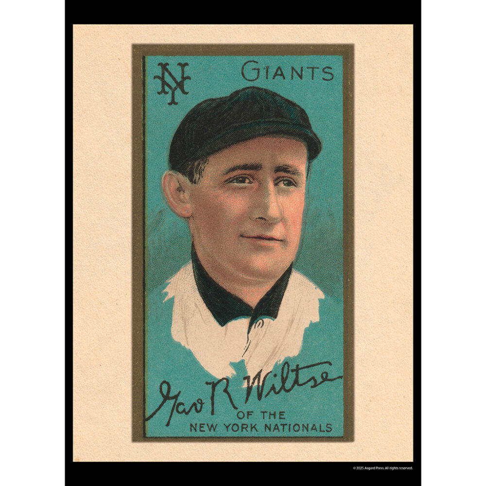 Sample image from the Asgard Press 2026 Vintage Baseball Cards Calendar
