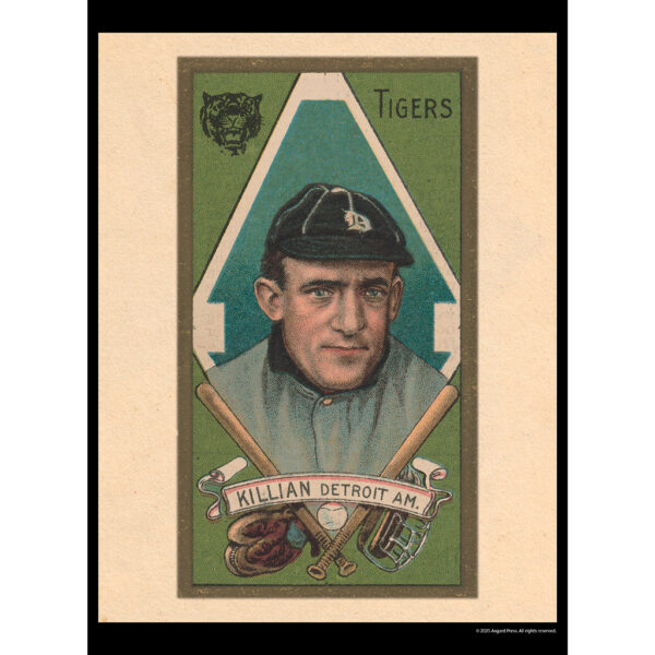 Sample image from the Asgard Press 2026 Vintage Baseball Cards Calendar