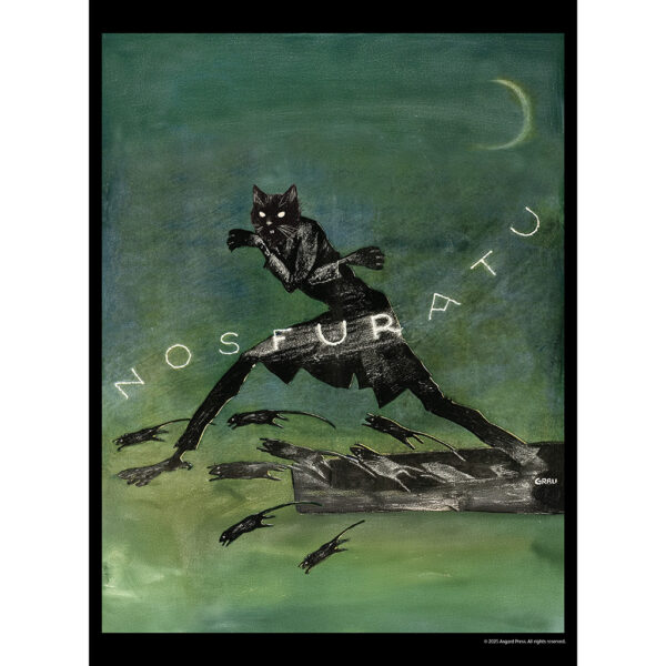 Sample image from the Asgard Press 2026 Retro Film Cats Calendar
