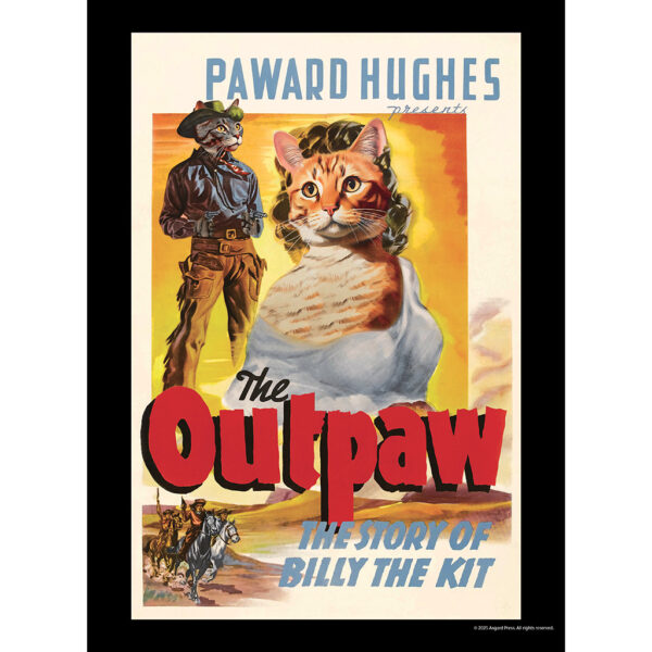 Sample image from the Asgard Press 2026 Retro Film Cats Calendar
