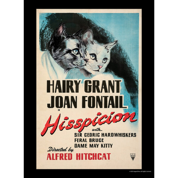 Sample image from the Asgard Press 2026 Retro Film Cats Calendar