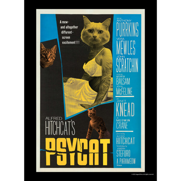 Sample image from the Asgard Press 2026 Retro Film Cats Calendar