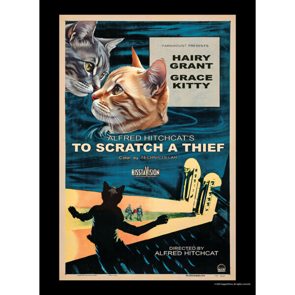 Sample image from the Asgard Press 2026 Retro Film Cats Calendar