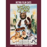 Front cover of the Asgard Press 2026 Retro Film Cats Encore Edition Calendar