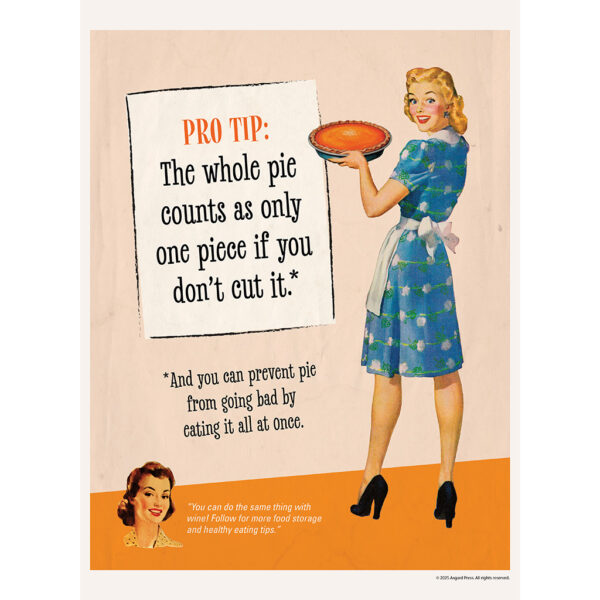 Sample image from the Asgard Press 2026 Retro Honesty in Advertising Calendar