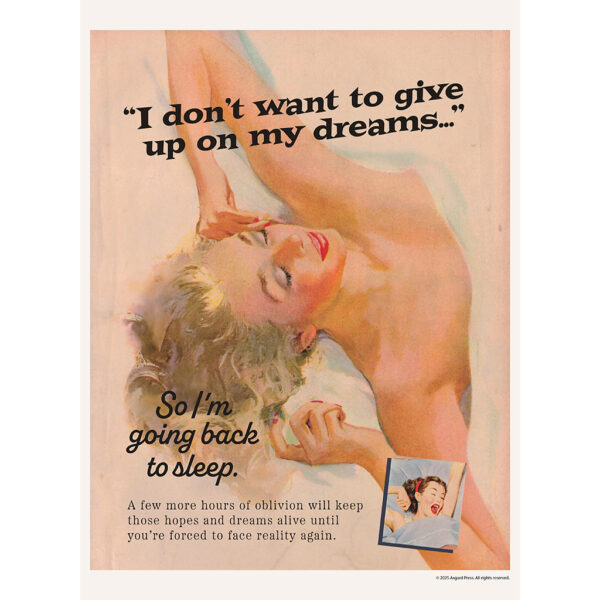 Sample image from the Asgard Press 2026 Retro Honesty in Advertising Calendar