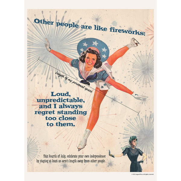 Sample image from the Asgard Press 2026 Retro Honesty in Advertising Calendar