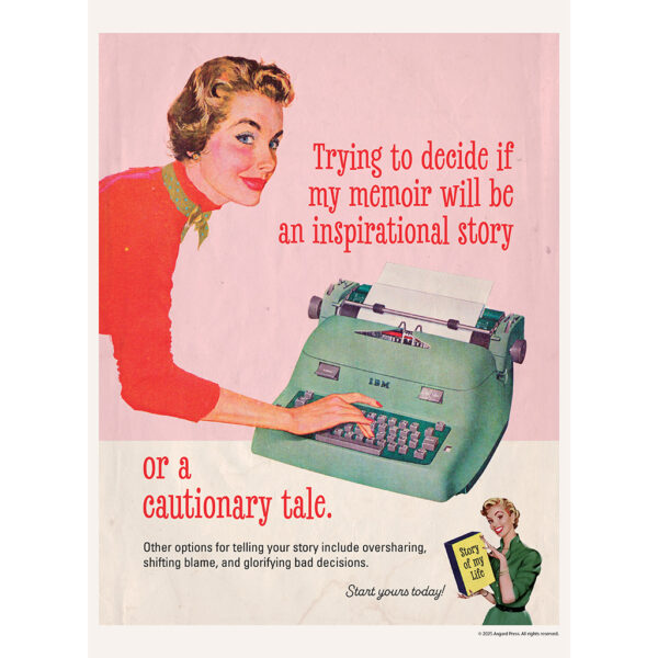 Sample image from the Asgard Press 2026 Retro Honesty in Advertising Calendar