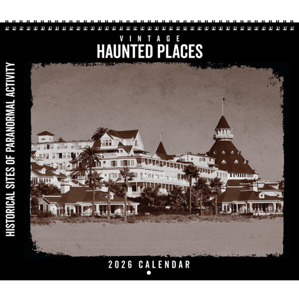 Front cover of the Asgard Press 2026 Vintage Haunted Places Calendar