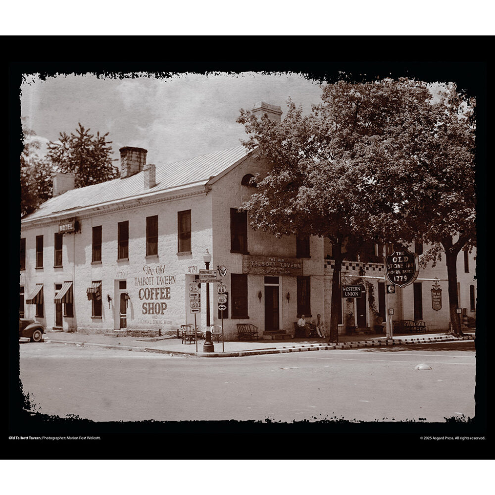 Sample image from the Asgard Press 2026 Vintage Haunted Places Calendar