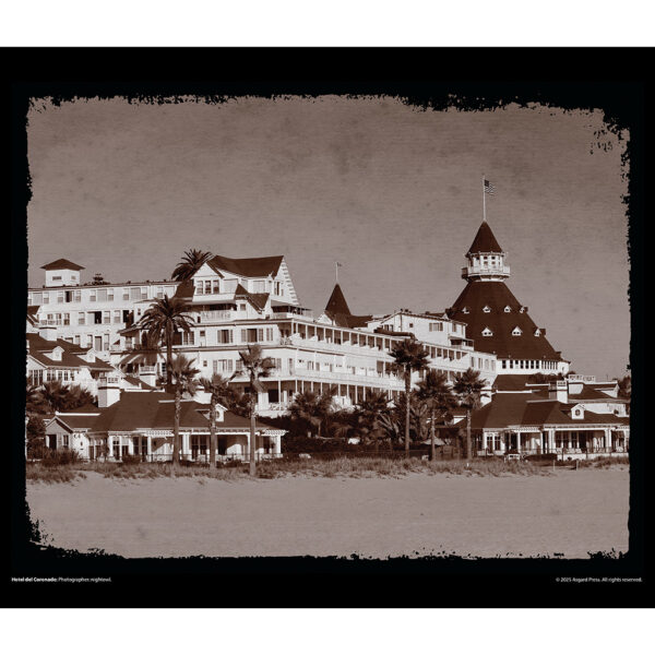 Sample image from the Asgard Press 2026 Vintage Haunted Places Calendar