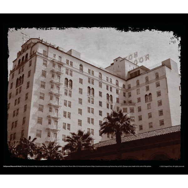 Sample image from the Asgard Press 2026 Vintage Haunted Places Calendar