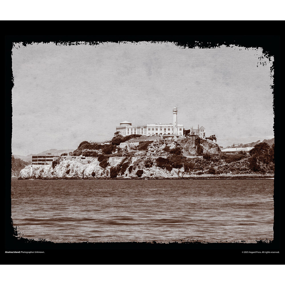 Sample image from the Asgard Press 2026 Vintage Haunted Places Calendar