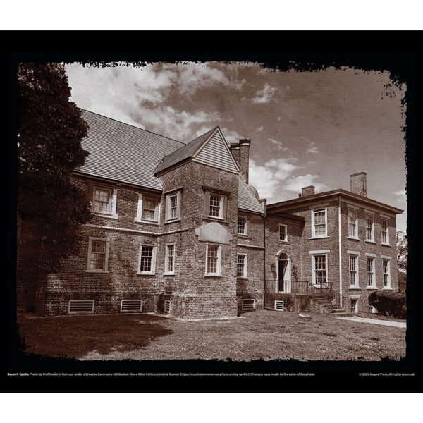 Sample image from the Asgard Press 2026 Vintage Haunted Places Calendar