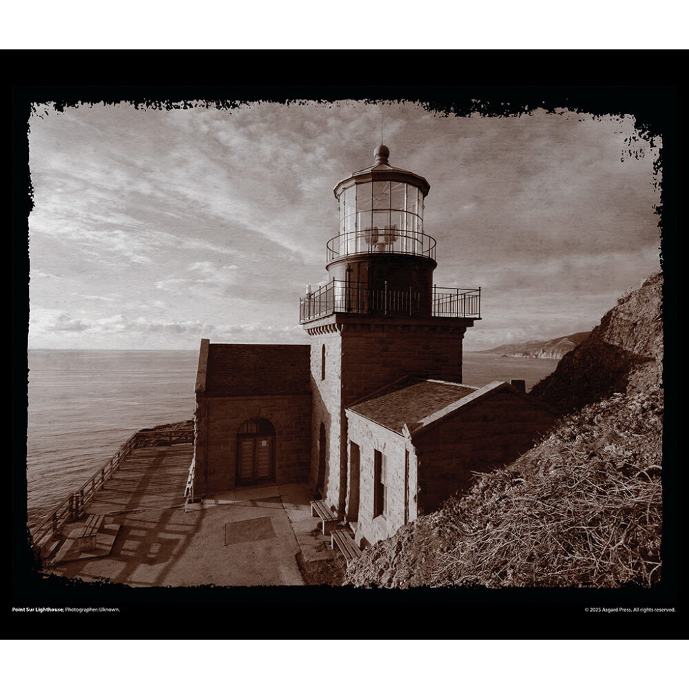 Sample image from the Asgard Press 2026 Vintage Haunted Places Calendar