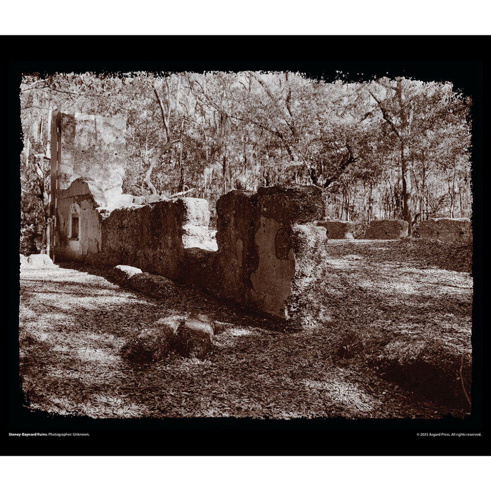 Sample image from the Asgard Press 2026 Vintage Haunted Places Calendar