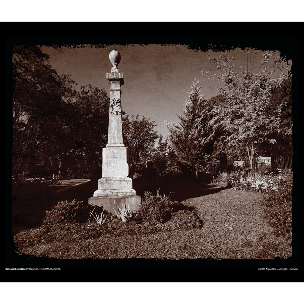 Sample image from the Asgard Press 2026 Vintage Haunted Places Calendar