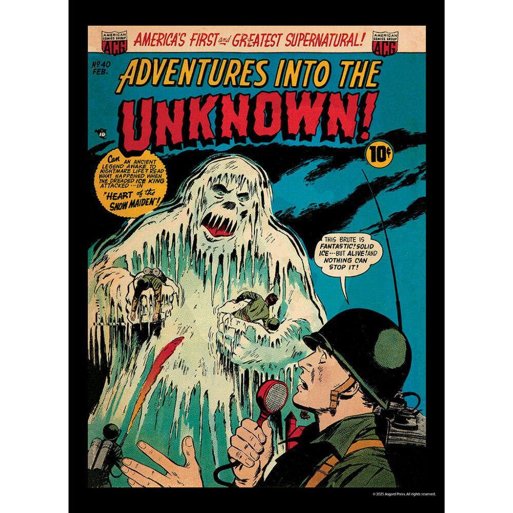 Sample image from the Asgard Press 2026 Vintage Horror Comics Calendar