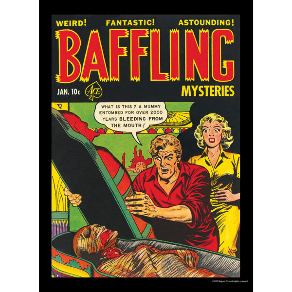Sample image from the Asgard Press 2026 Vintage Horror Comics Calendar