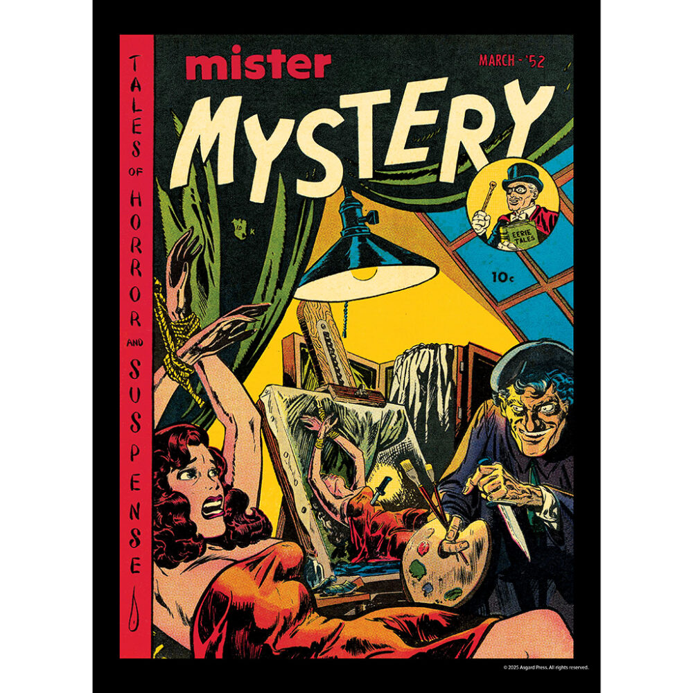 Sample image from the Asgard Press 2026 Vintage Horror Comics Calendar