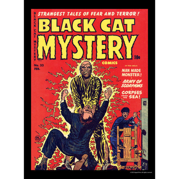 Sample image from the Asgard Press 2026 Vintage Horror Comics Calendar
