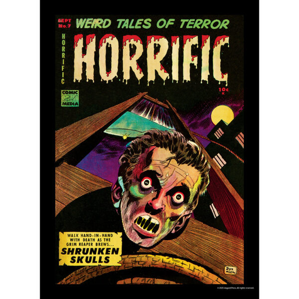 Sample image from the Asgard Press 2026 Vintage Horror Comics Calendar