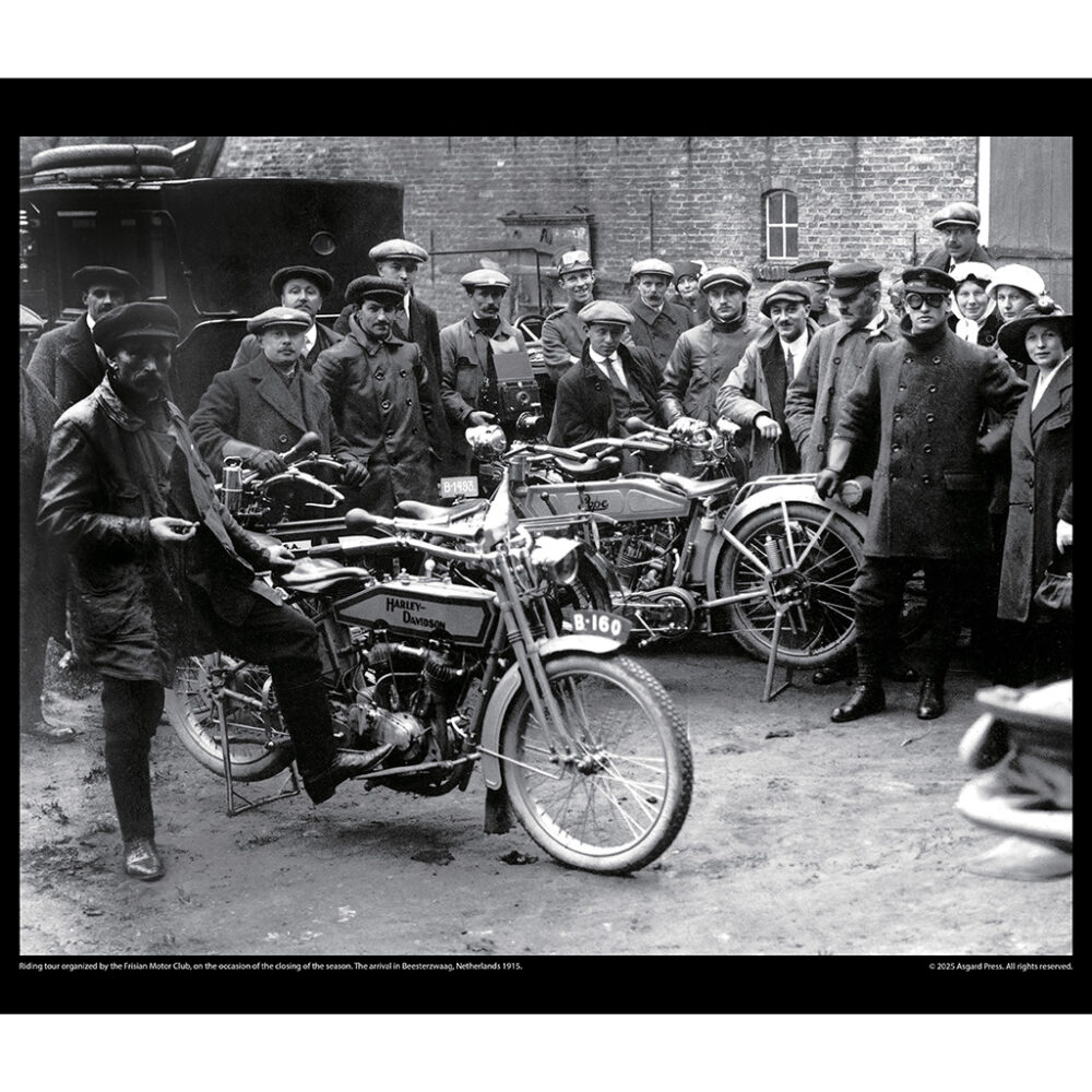 Sample image from the Asgard Press 2026 Vintage Motorcycles Calendar