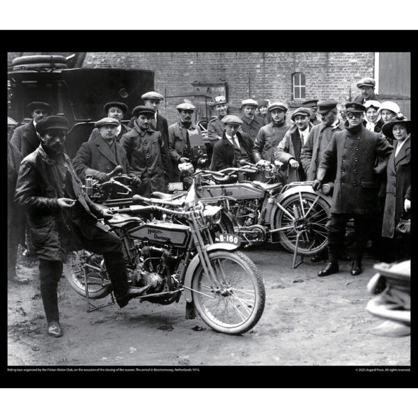 Sample image from the Asgard Press 2026 Vintage Motorcycles Calendar