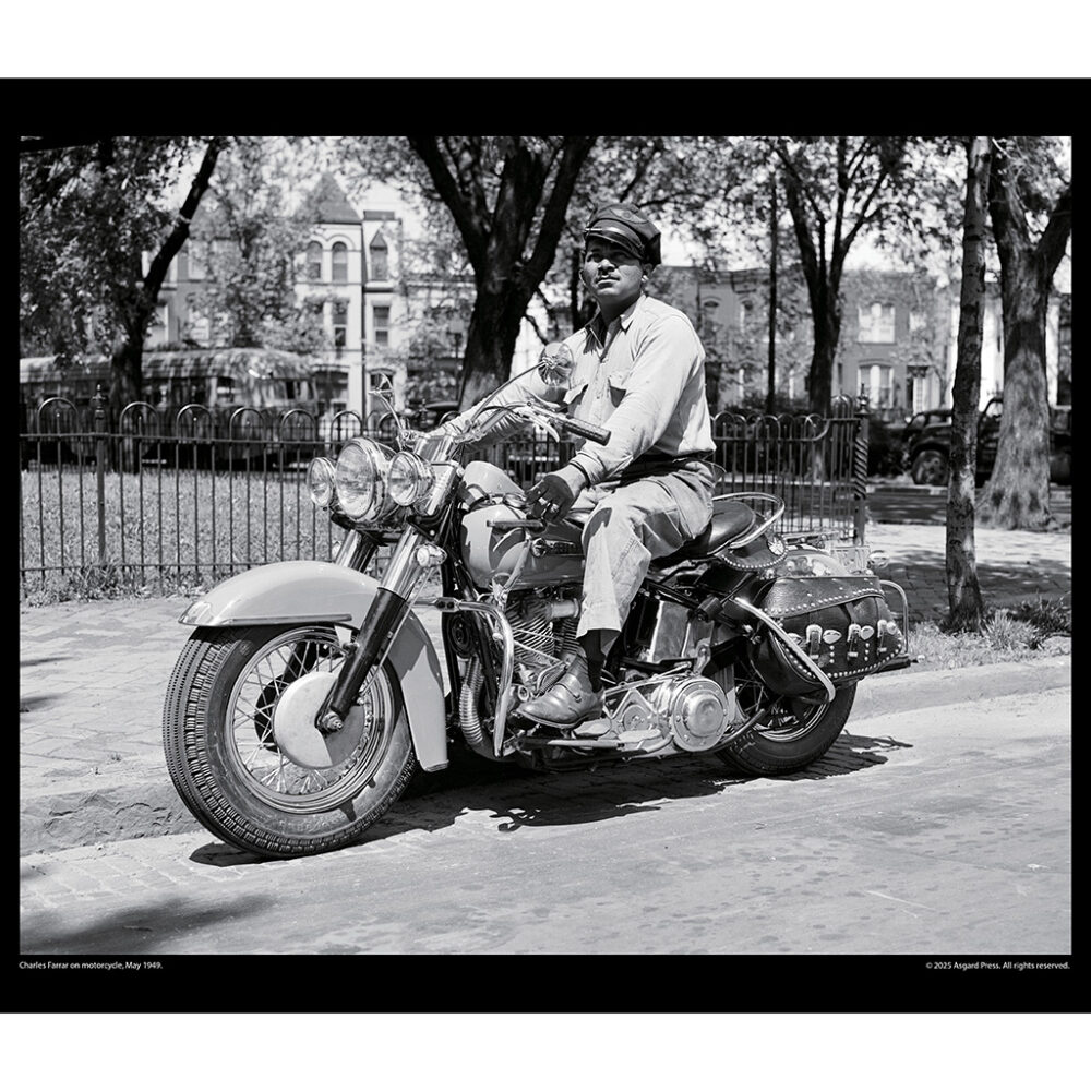 Sample image from the Asgard Press 2026 Vintage Motorcycles Calendar
