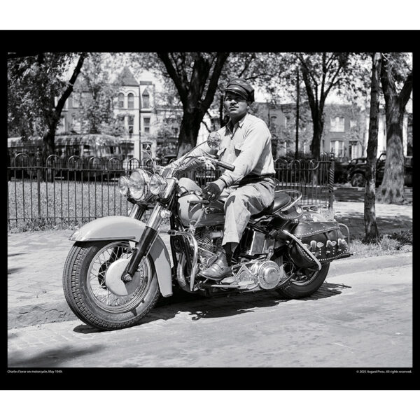 Sample image from the Asgard Press 2026 Vintage Motorcycles Calendar