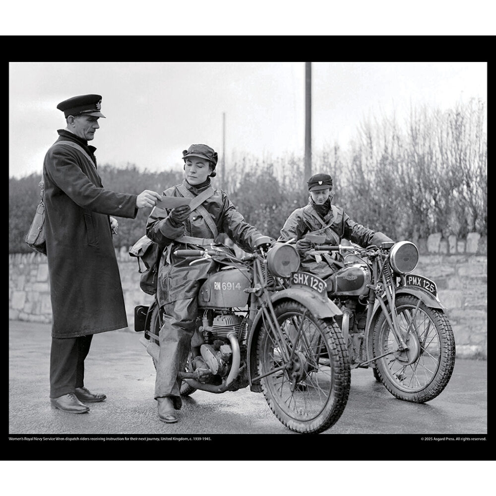 Sample image from the Asgard Press 2026 Vintage Motorcycles Calendar