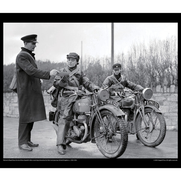 Sample image from the Asgard Press 2026 Vintage Motorcycles Calendar