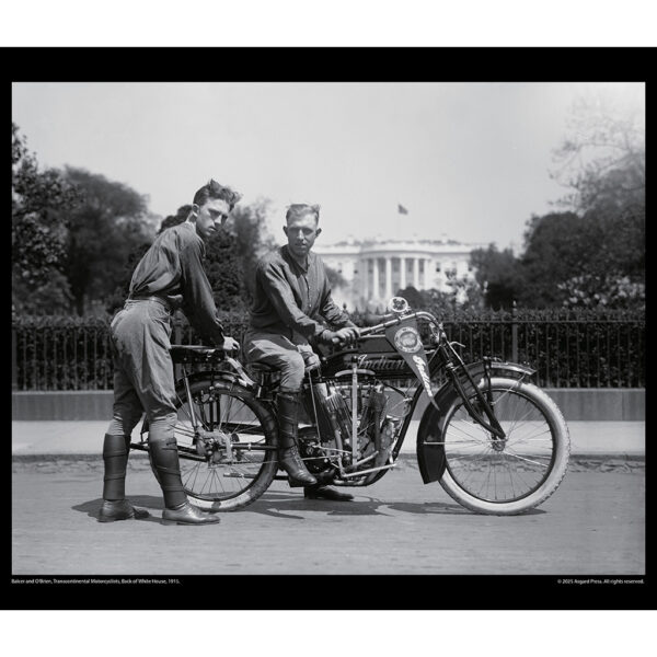 Sample image from the Asgard Press 2026 Vintage Motorcycles Calendar