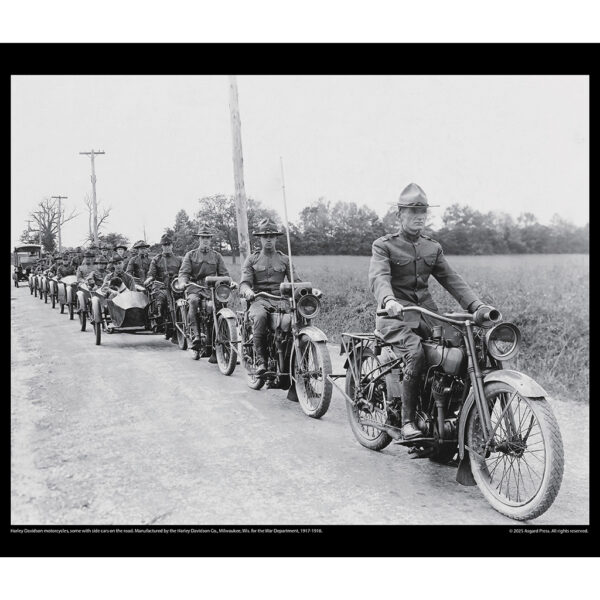 Sample image from the Asgard Press 2026 Vintage Motorcycles Calendar