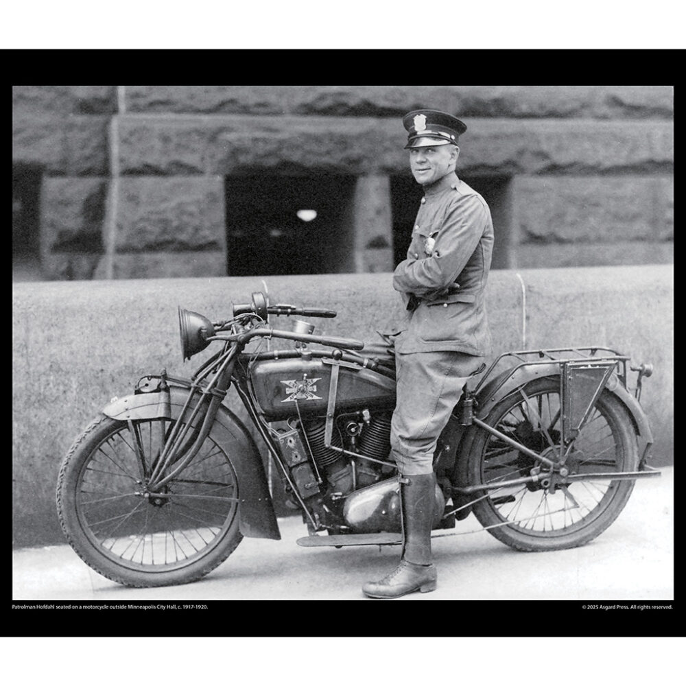 Sample image from the Asgard Press 2026 Vintage Motorcycles Calendar