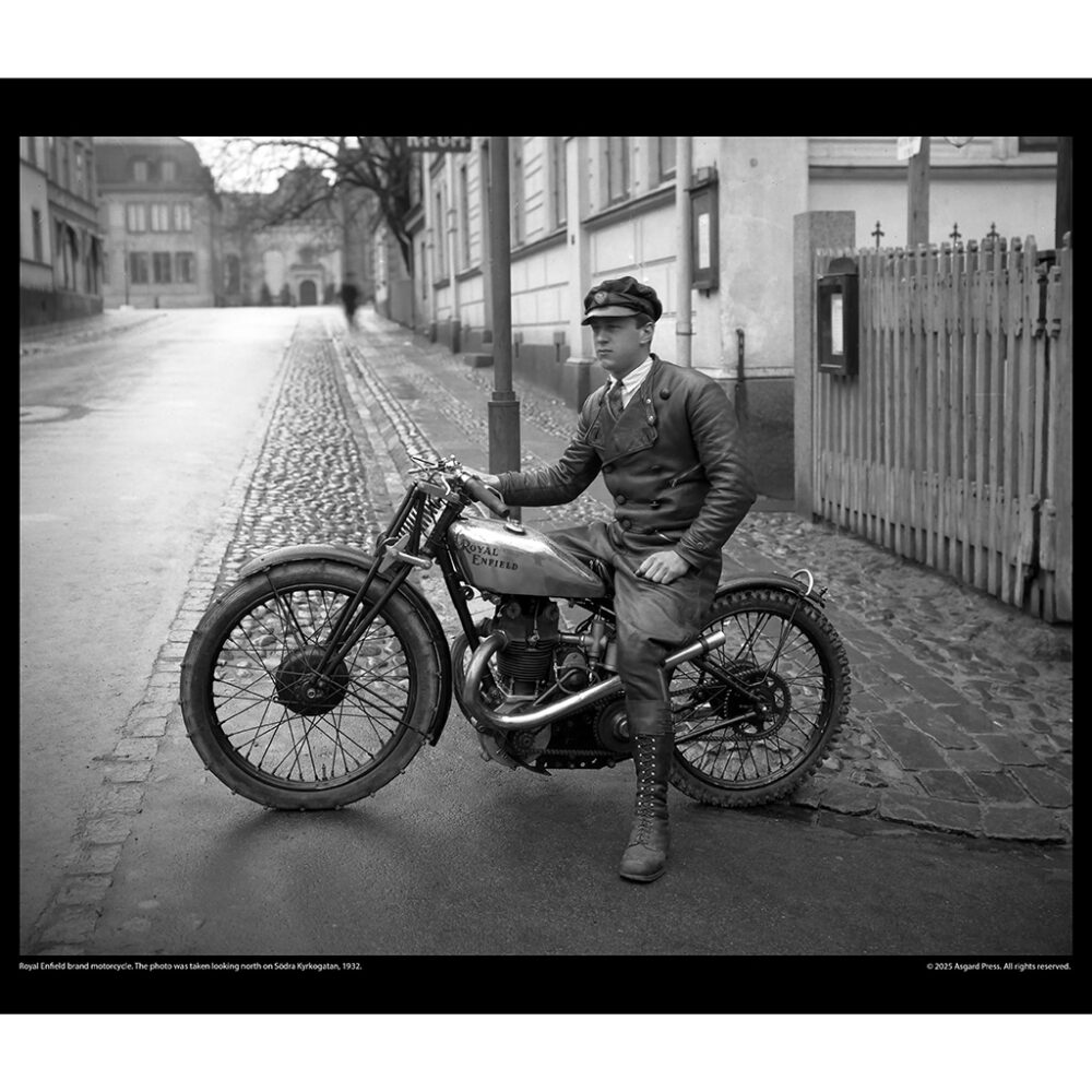 Sample image from the Asgard Press 2026 Vintage Motorcycles Calendar