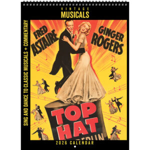 Front cover of the Asgard Press 2026 Vintage Musicals Calendar